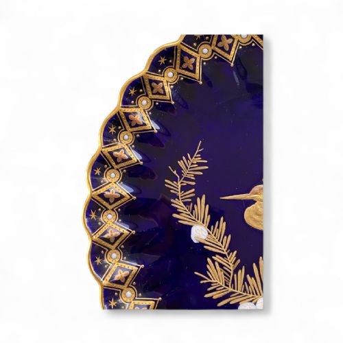 fig 1. Copeland Spode plate, Heron, C.B. Brough, c. 1880.