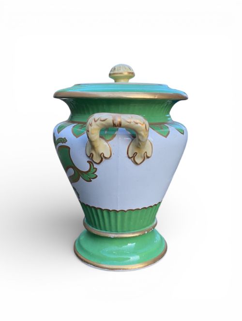 SAMUEL ALCOCK AND CO HONEY APOTHECARY JAR C 1840 - ADDITIONAL PHOTO 2