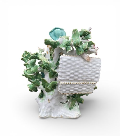fig 2. Chelsea porcelain figure of a gardener, c. 1760.