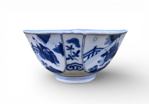 CHINESE PORCELAIN BOWL KANGXI MARK PERIOD C 1700 - ADDITIONAL PHOTO 1