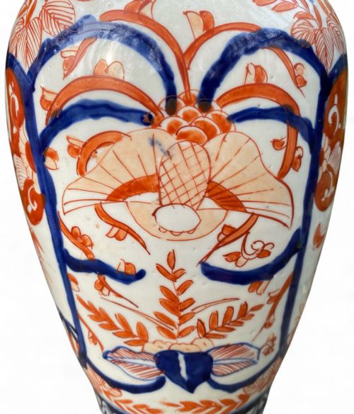 PAIR IMARI PORCELAIN VASES JAPAN C 1890 MEIJI PERIOD - ADDITIONAL PHOTO 8