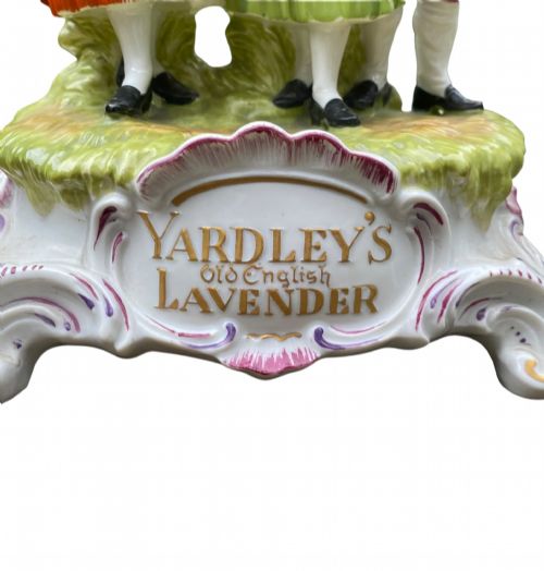 fig 1. Yardley’s Lavender advertising figure, Dresden, c. 1900.