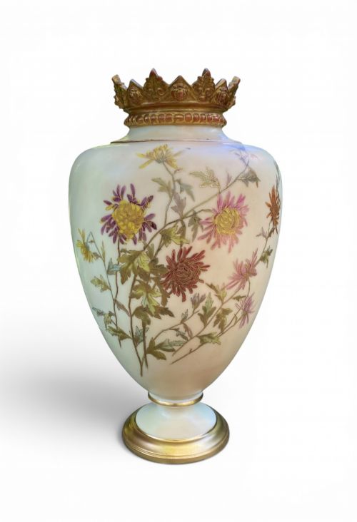 ROYAL WORCESTER PORCELAIN VASE D 1892