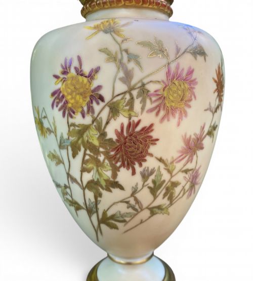 ROYAL WORCESTER PORCELAIN VASE D 1892 - ADDITIONAL PHOTO 1