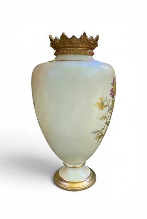 ROYAL WORCESTER PORCELAIN VASE D 1892 - ADDITIONAL PHOTO 2