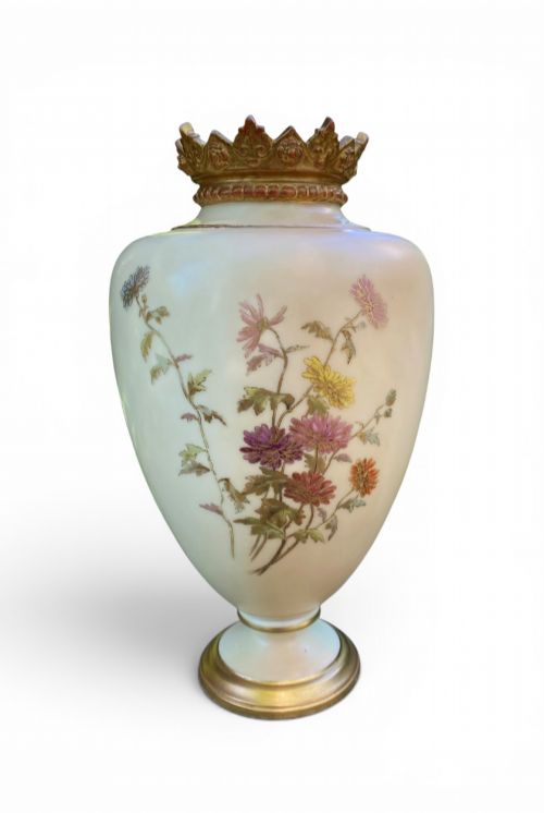 ROYAL WORCESTER PORCELAIN VASE D 1892 - ADDITIONAL PHOTO 3
