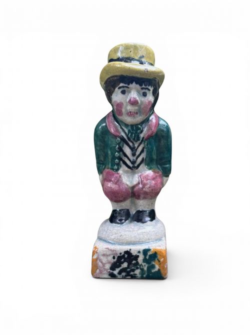 Prattware Roger Giles Pepper Pot, C. 1830.