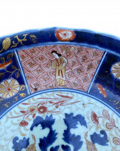 fig 1. Imari porcelain charger, Arita, Japan, c. 1700.