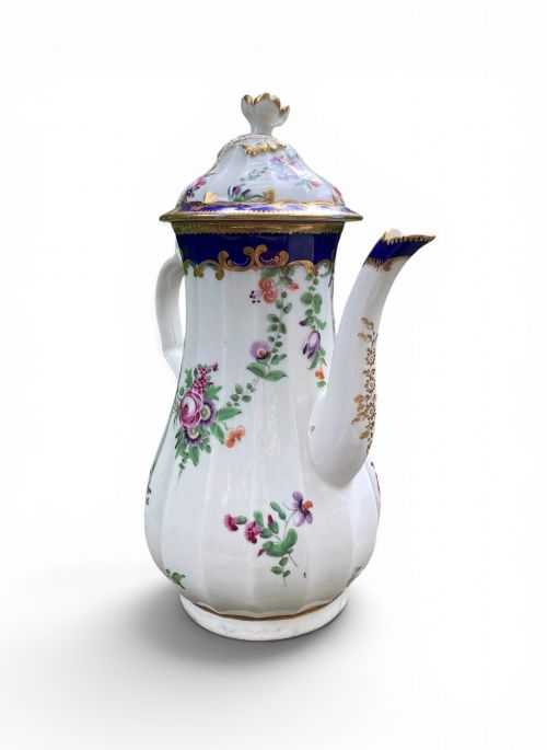 WORCESTER PORCELAIN COFFEE POT COVER C 1770 - ADDITIONAL PHOTO 3