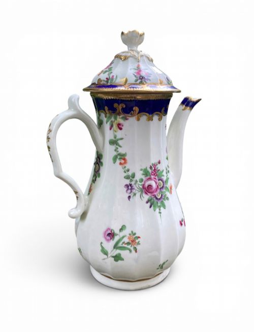 WORCESTER PORCELAIN COFFEE POT COVER C 1770 - ADDITIONAL PHOTO 6