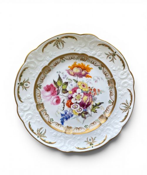 Swansea Porcelain Dessert Plate, C. 1820.