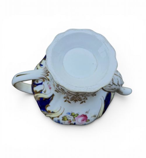 ENGLISH PORCELAIN ROCOCO TEAPOT C 1840 - ADDITIONAL PHOTO 6