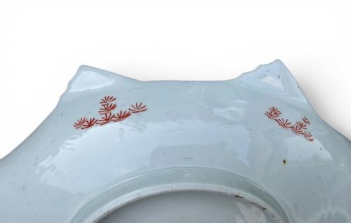 ARITA PORCELAIN CARP DISH HICHOZAN SHINPO JAPAN MEIJI PERIOD - ADDITIONAL PHOTO 8