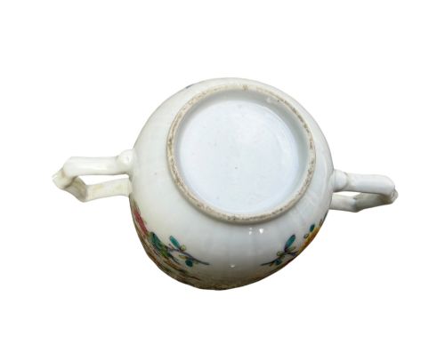 CHINESE PORCELAIN CUP STAND FAMILLE ROSE C 1750 - ADDITIONAL PHOTO 13