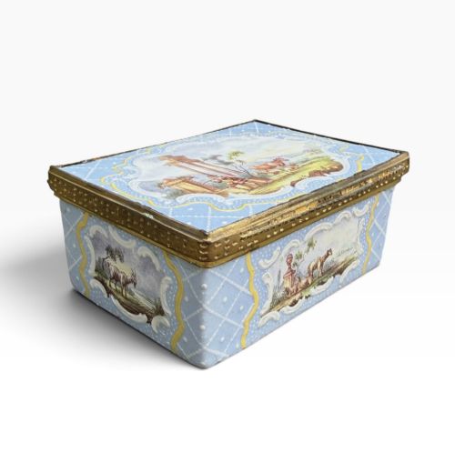 Bilston Enamel Snuff Box, Staffordshire, C. 1770.