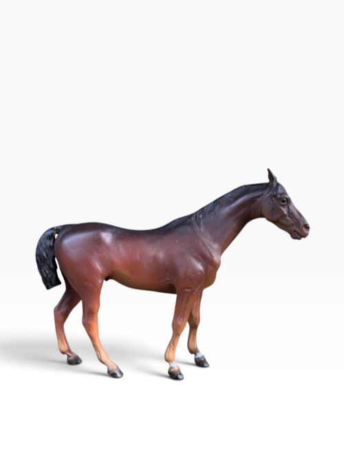 Austrian Cold Painted Bronze Horse, M.s, Vienna, C. 1900.
