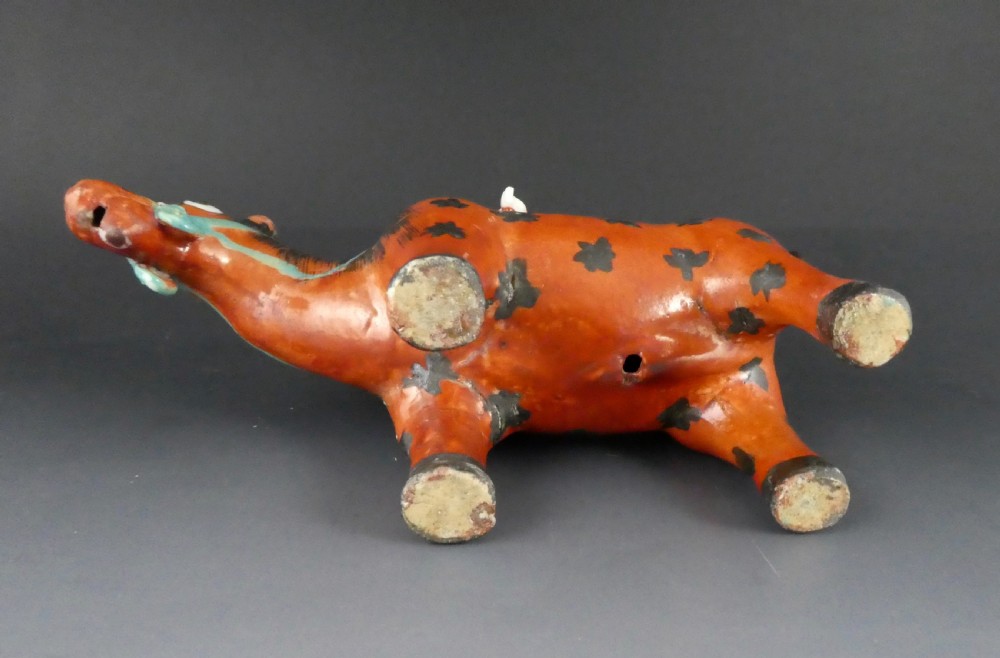 Chinese figure group of a boy riding a horse, c. 1800. Jiaqing Period. View VIII