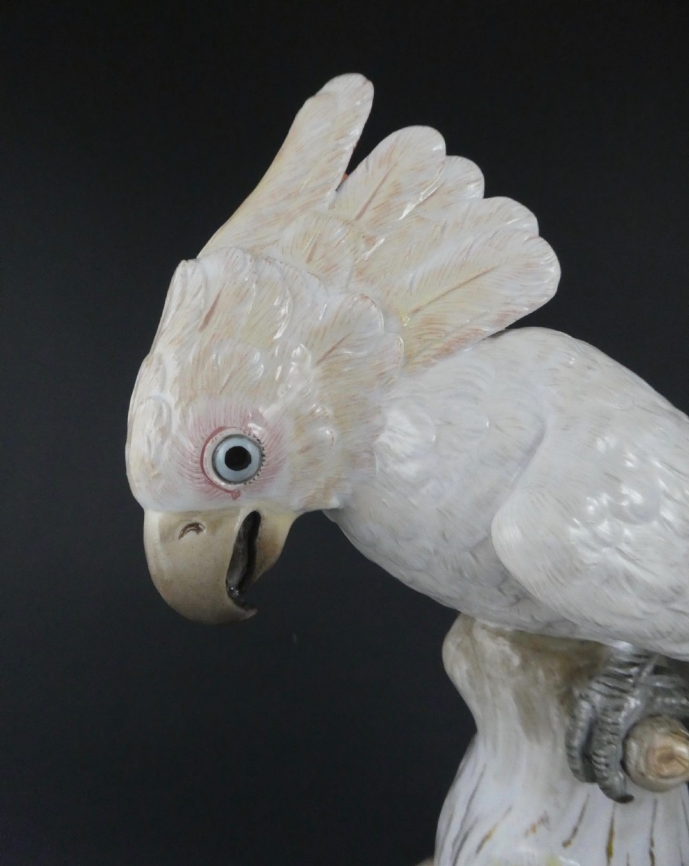 Meissen porcelain Cockatoo, c. 1870. View II