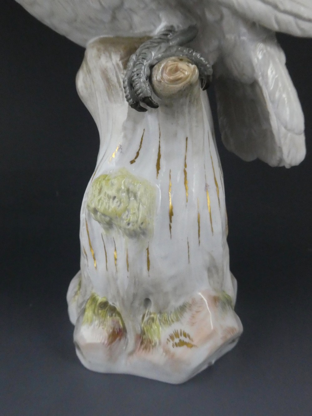 Meissen porcelain Cockatoo, c. 1870. View III