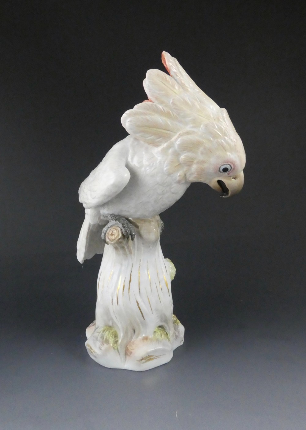 Meissen porcelain Cockatoo, c. 1870. View VI