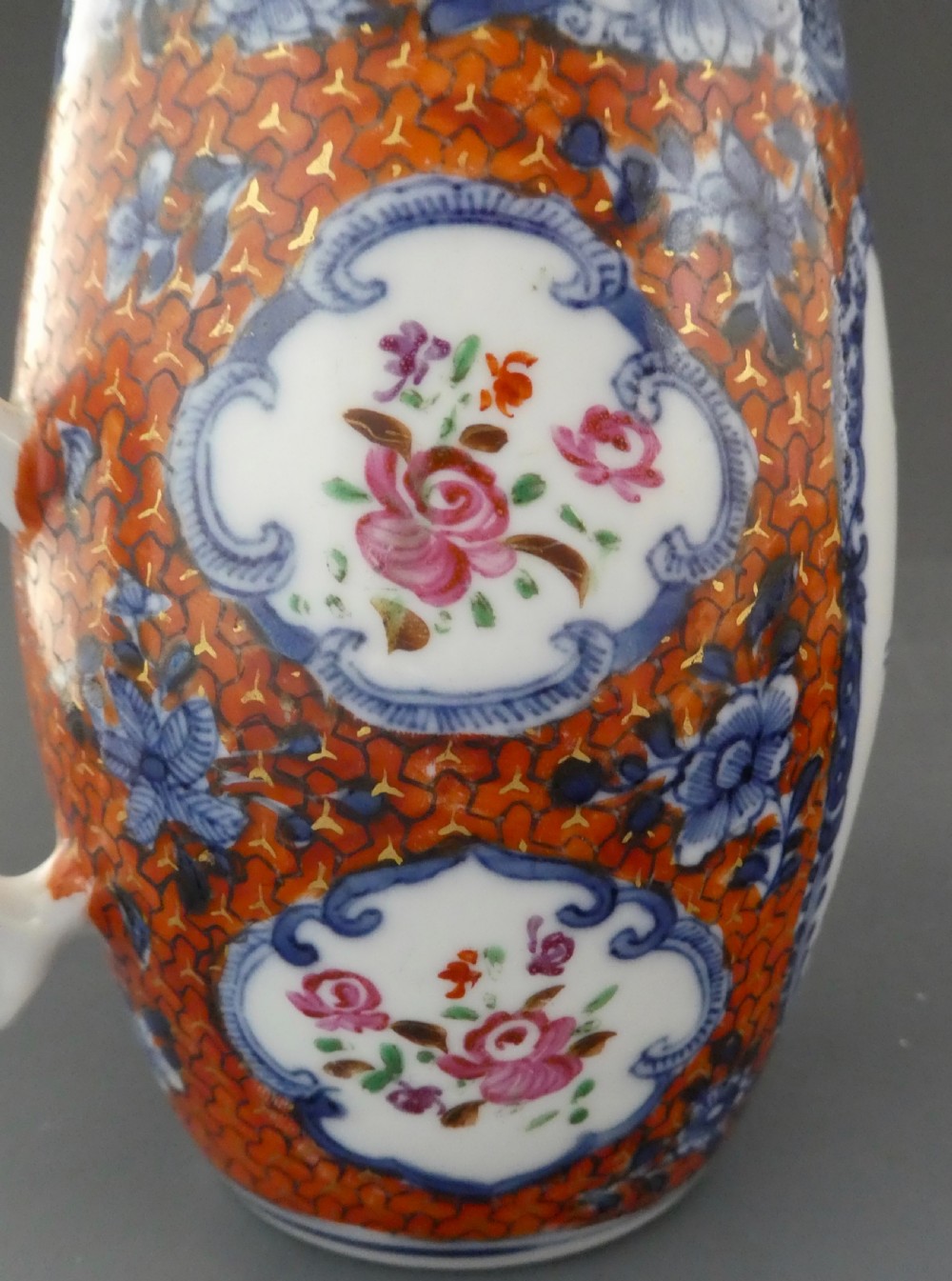 Chinese porcelain mug. Famille rose decoration. c. 1760. View VII