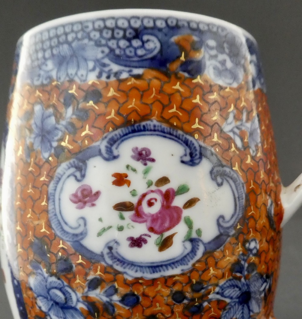 Chinese porcelain mug. Famille rose decoration. c. 1760. View IX
