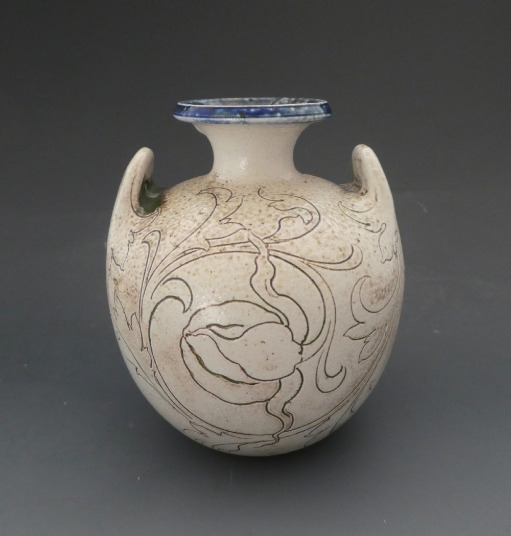 Martin Borothers stoneware Vase, dated 1898.
