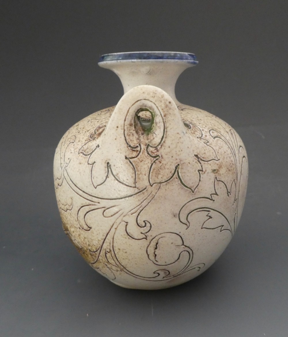 Martin Borothers stoneware Vase, dated 1898. View II