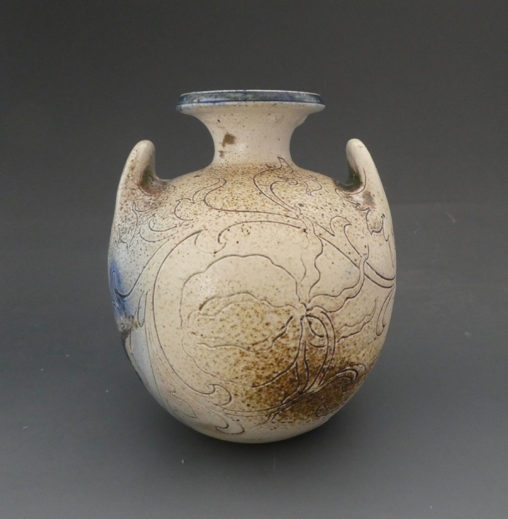 Martin Borothers stoneware Vase, dated 1898. View III