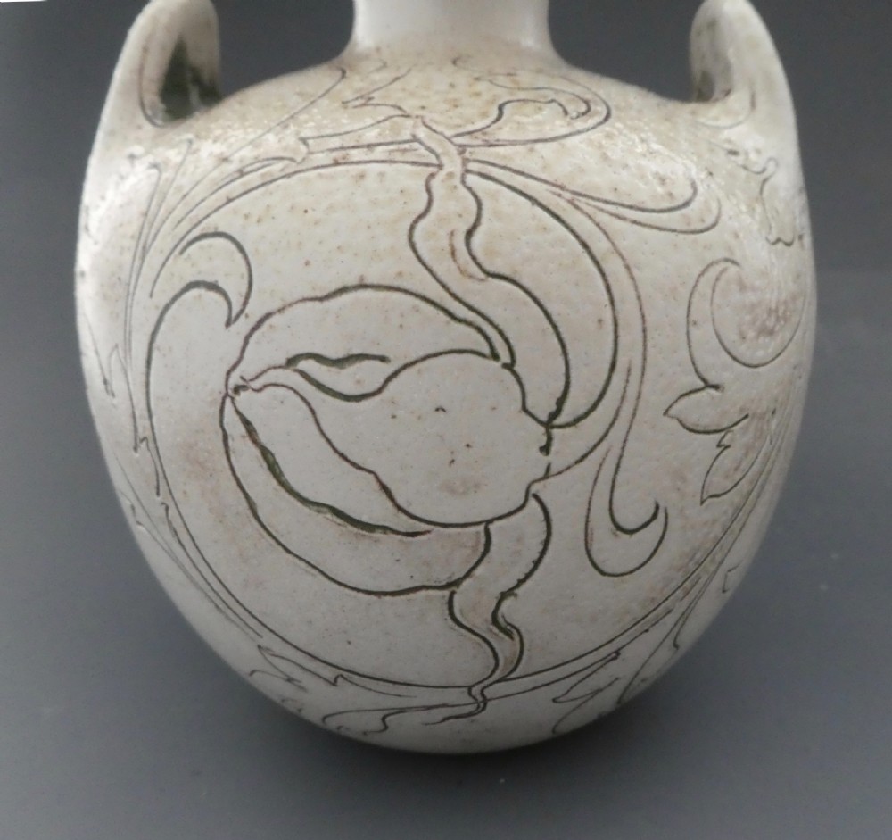 Martin Borothers stoneware Vase, dated 1898. View VI