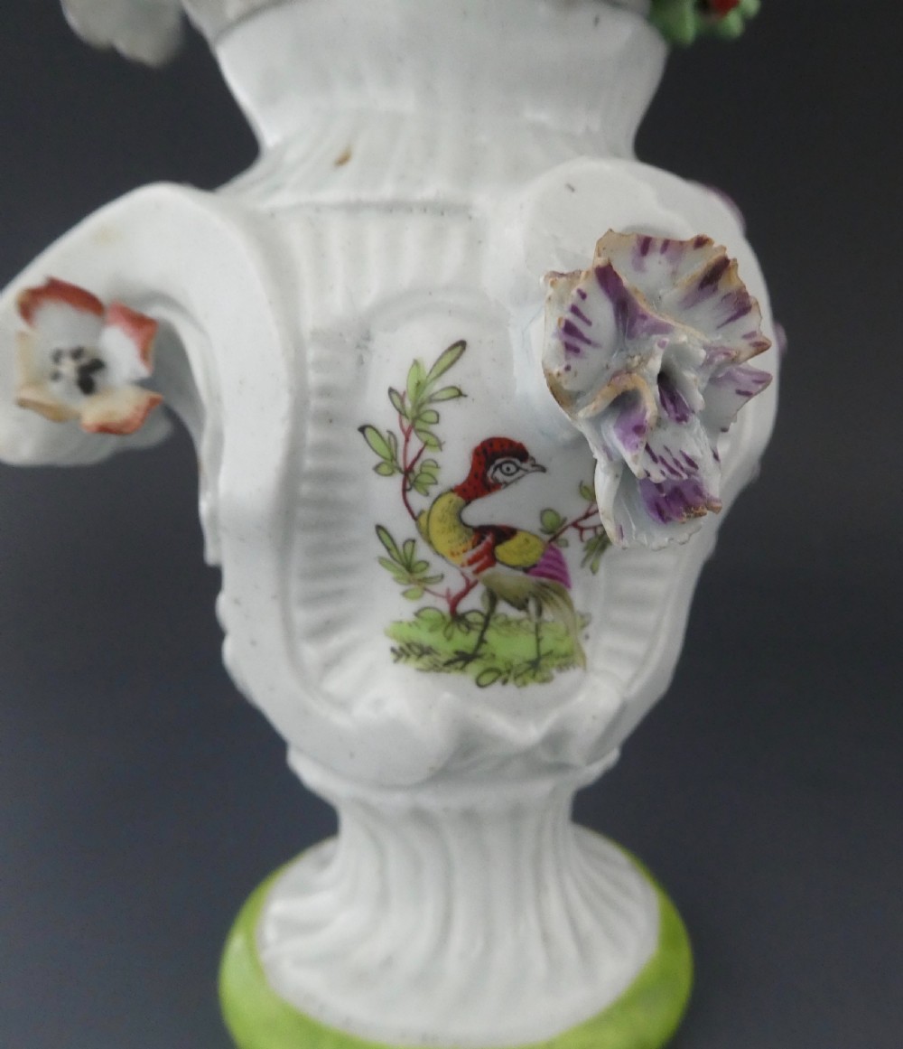 Longton Hall porcelain vase, c. 1760. View VI