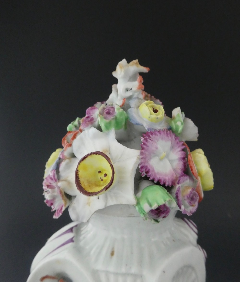 Longton Hall porcelain vase, c. 1760. View VII