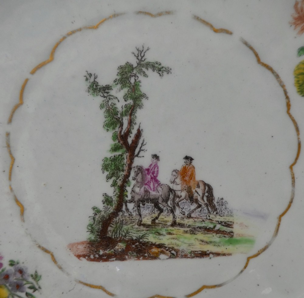 Vauxhall porcelain dish, c. 1755-1757. View II
