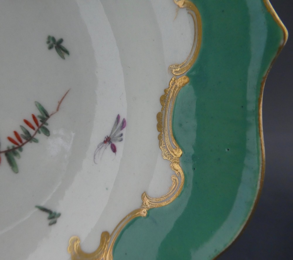 Worcester porcelain chocolate cup and saucer, c.1770. View V