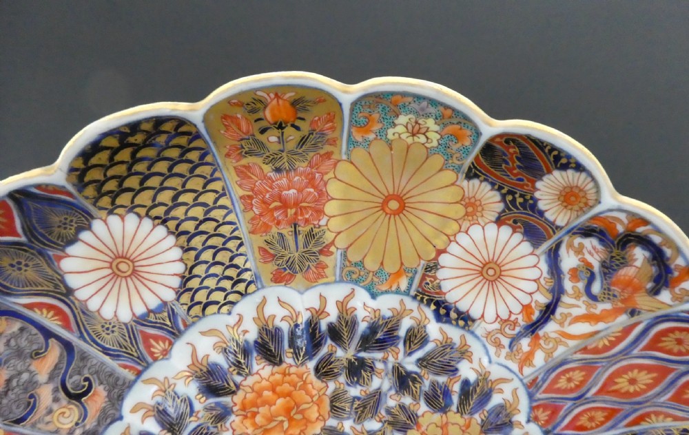 Japanese Imari Pattern plaque. Koransha factory, c. 1890. Meiji Period. View V