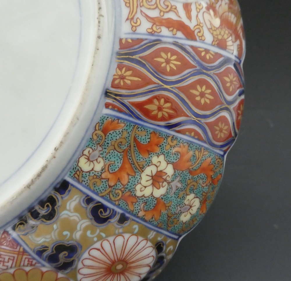 Japanese Imari Pattern plaque. Koransha factory, c. 1890. Meiji Period. View VIII