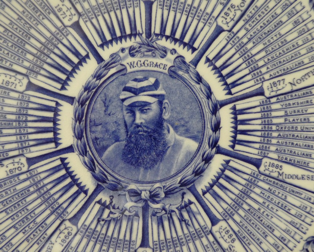 Coalport W.G.Grace ‘Century of Centuries’, c.1895.