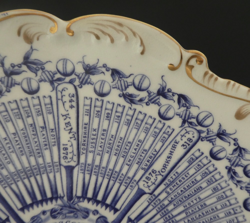 Coalport W.G.Grace ‘Century of Centuries’, c.1895. View III