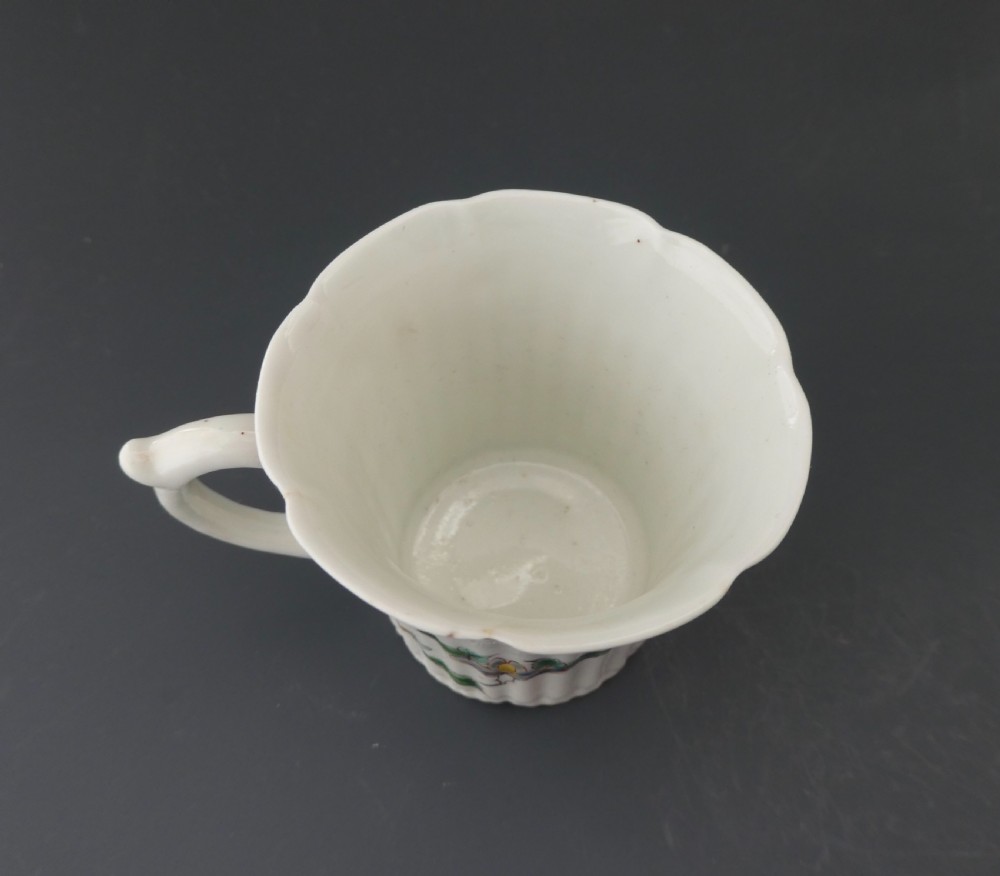 Worcester porcelain coffee cup, c. 1752-1754. View VII