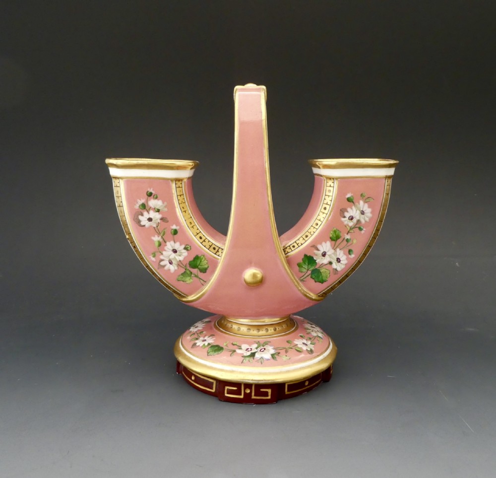 Minton vase. Christopher Dresser design, dated 1870.