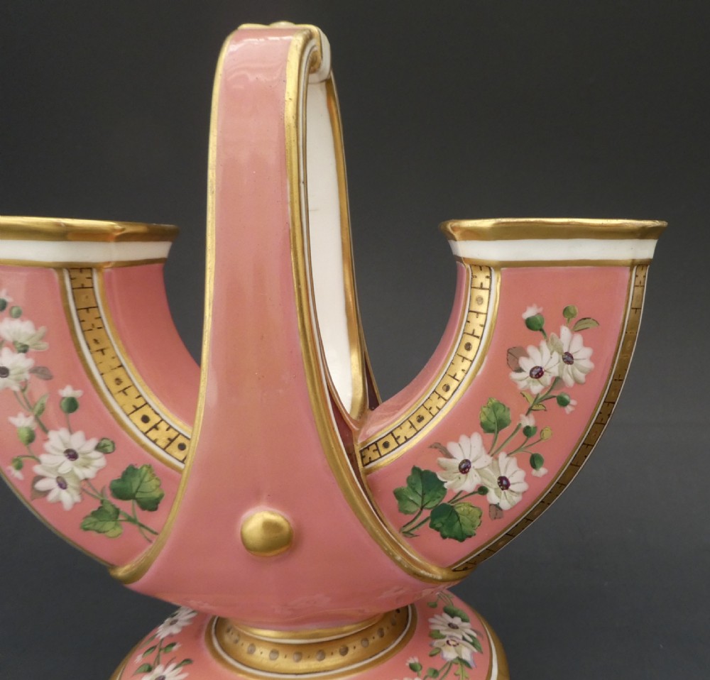 Minton vase. Christopher Dresser design, dated 1870. View III