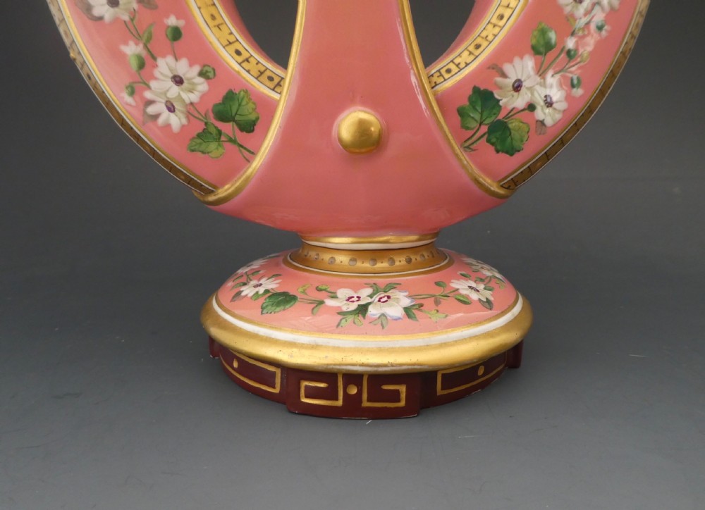 Minton vase. Christopher Dresser design, dated 1870. View IV
