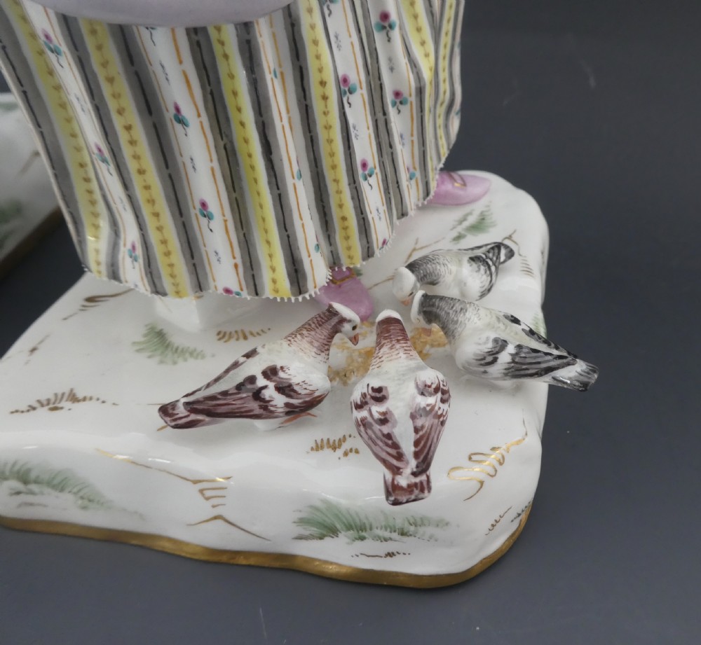Pair Meissen porcelain figures, c. 1860. View XII