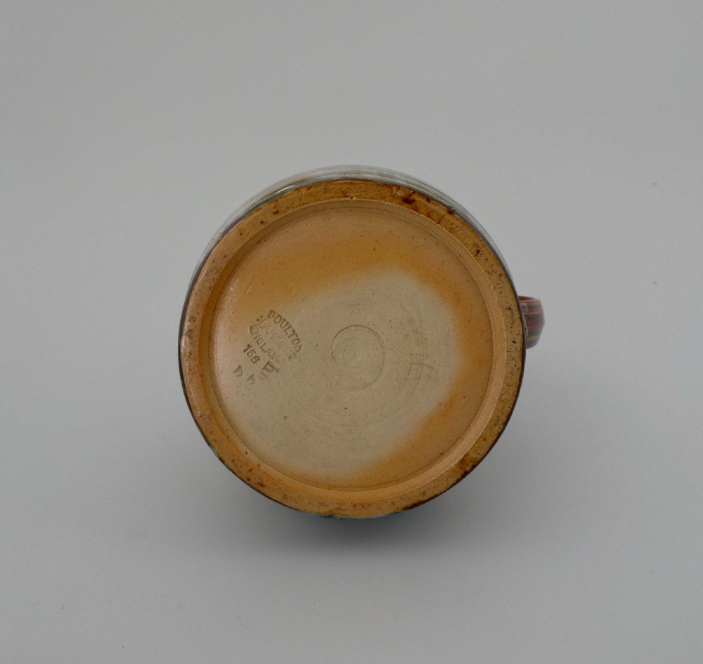 Doulton Lambeth stoneware Cricket jug, c. 1895. View VI