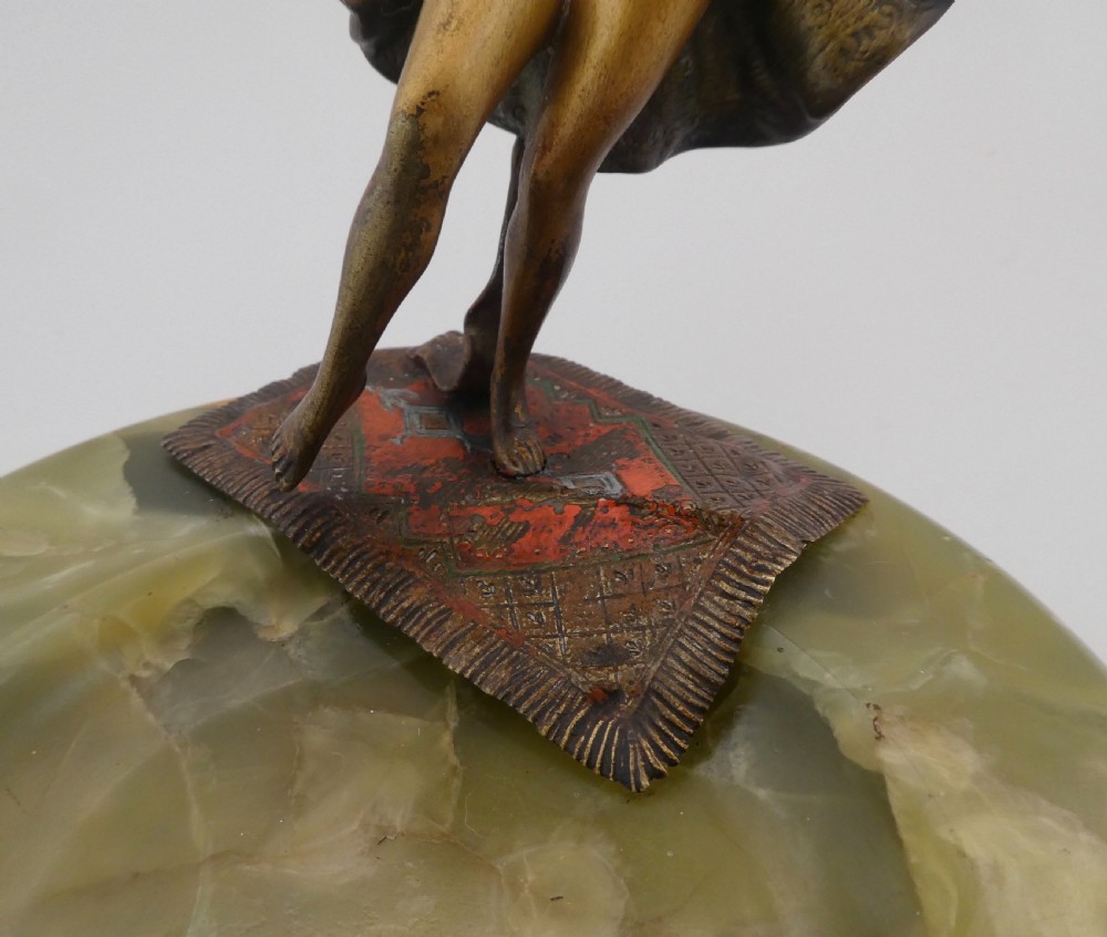 Austrian cold painted bronze ‘Exotic Dancer’, c. 1920. View III