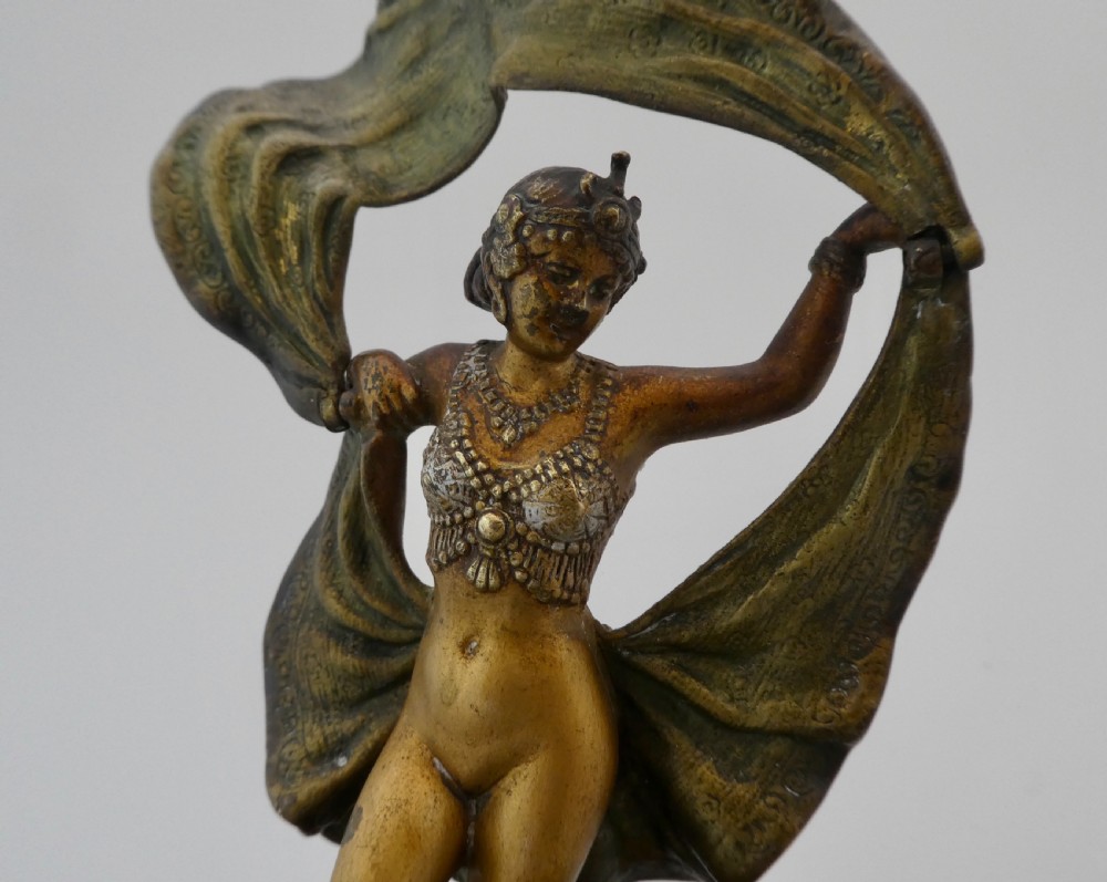 Austrian cold painted bronze ‘Exotic Dancer’, c. 1920. View IV