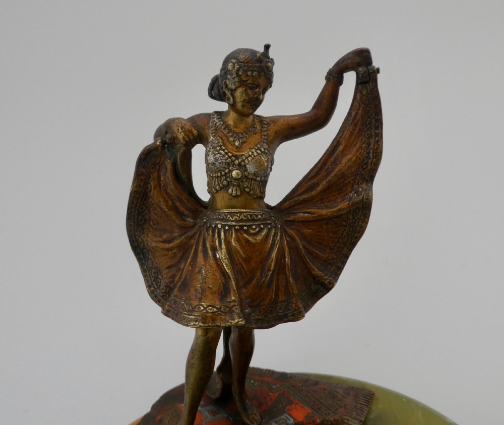 Austrian cold painted bronze ‘Exotic Dancer’, c. 1920. View VIII
