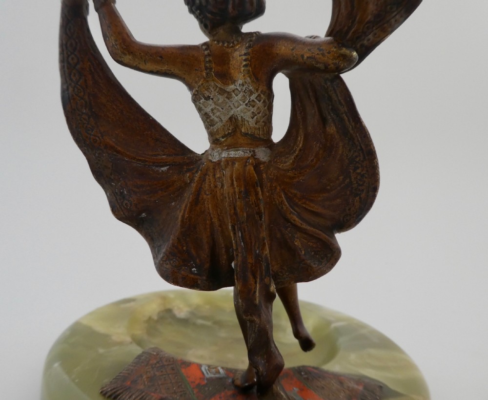 Austrian cold painted bronze ‘Exotic Dancer’, c. 1920. View XI