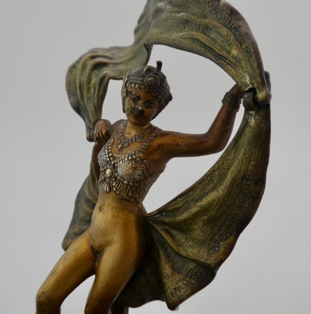 Austrian cold painted bronze ‘Exotic Dancer’, c. 1920. View XII