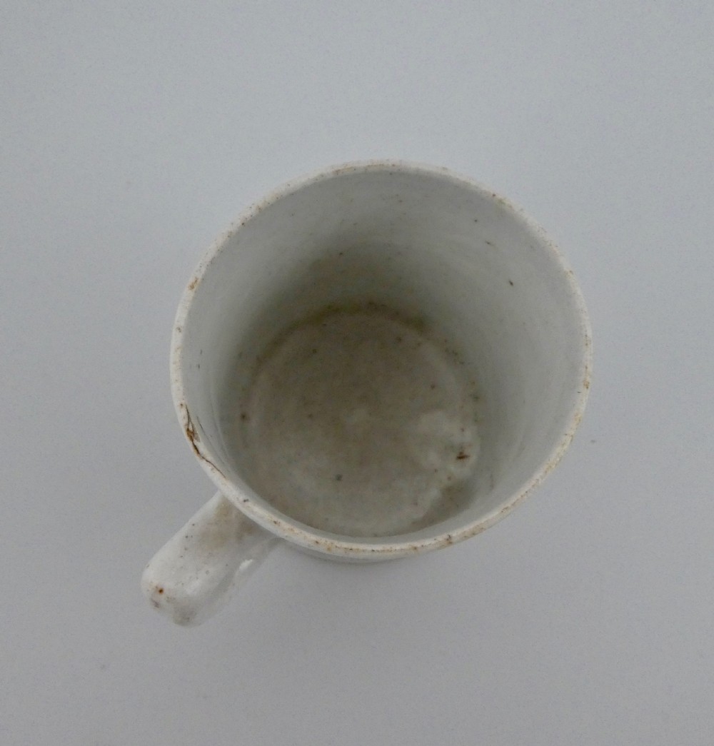 Bow porcelain coffee can. Famille rose style decoration. c. 1755. View VI
